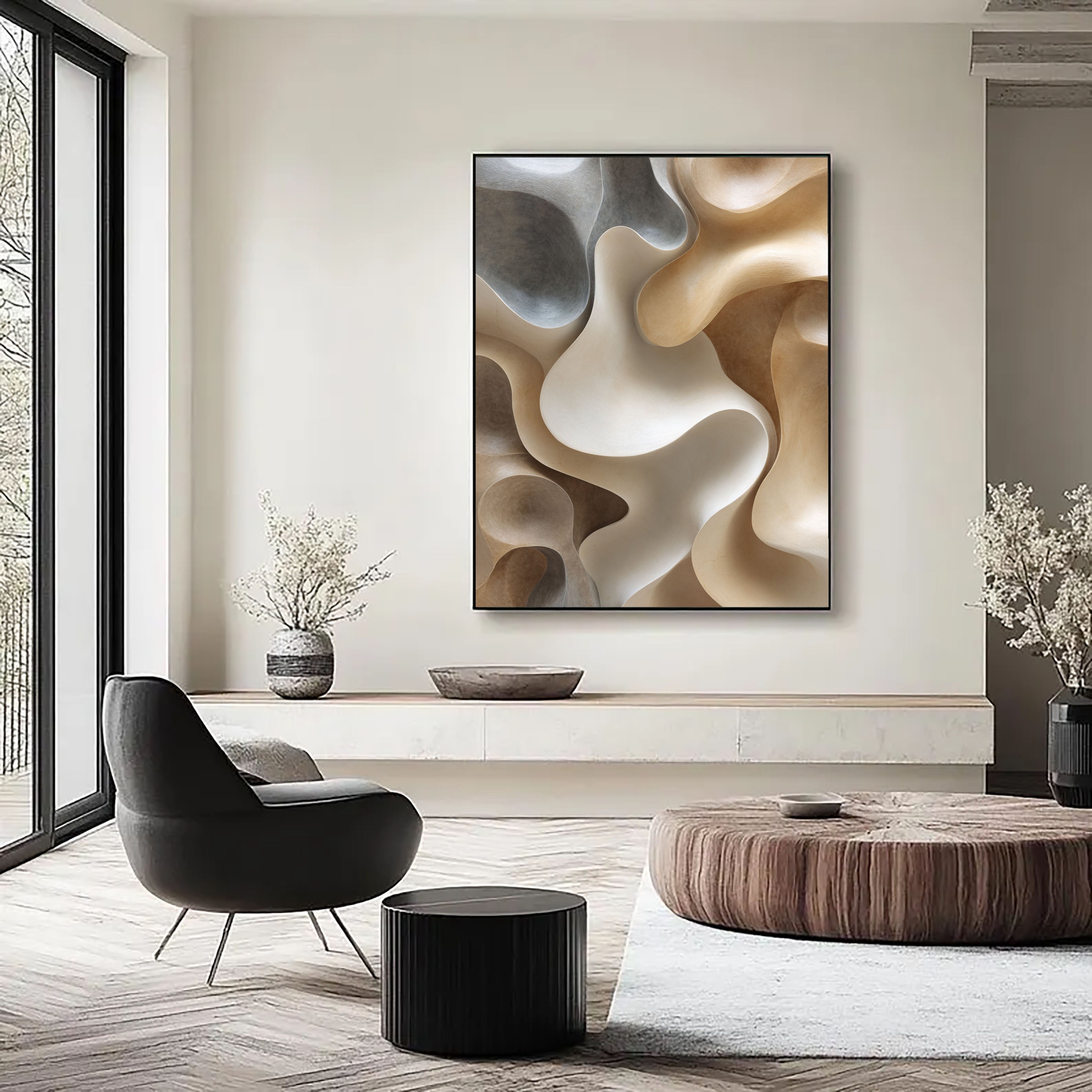 Neutral Curved Relief – 2