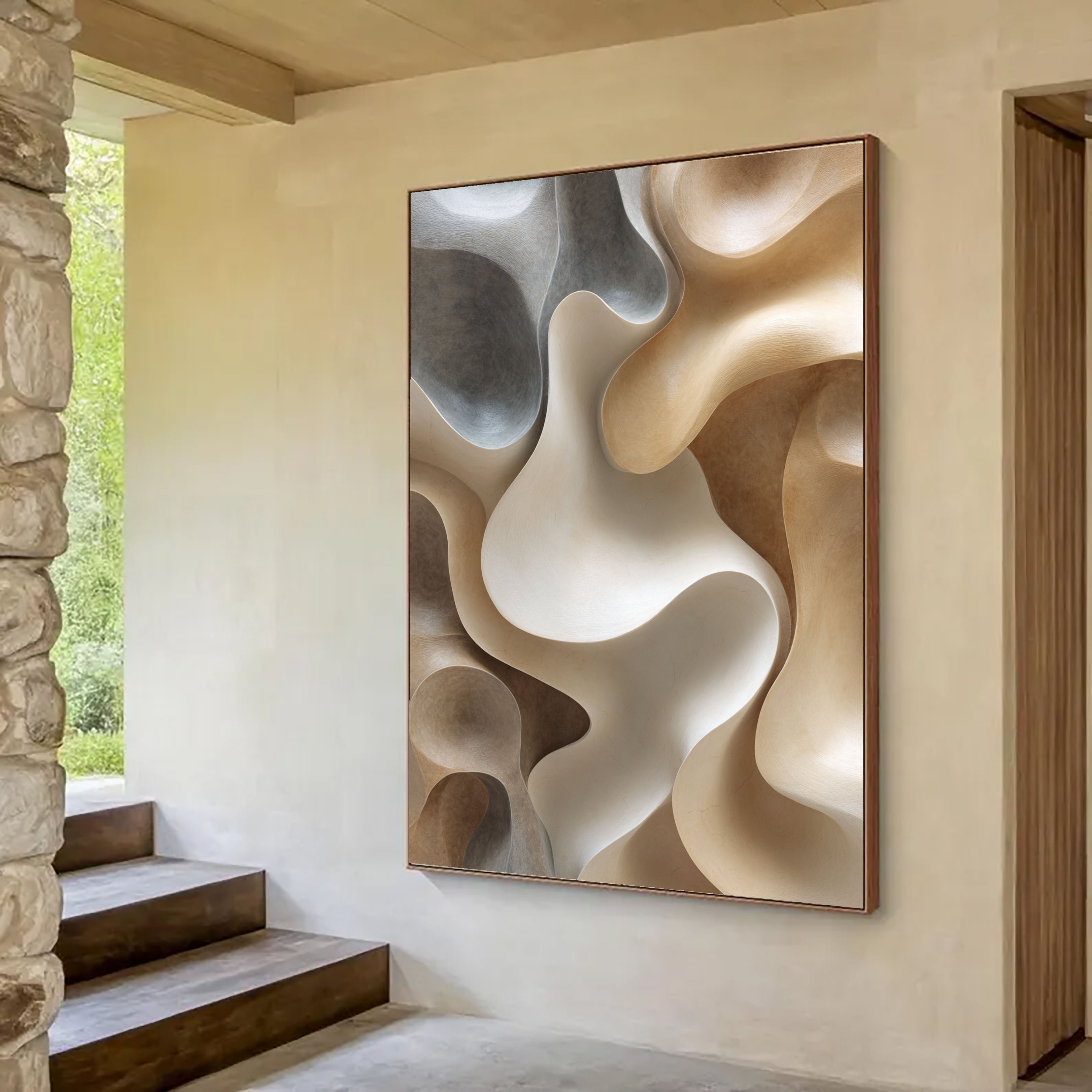 Neutral Curved Relief – 3