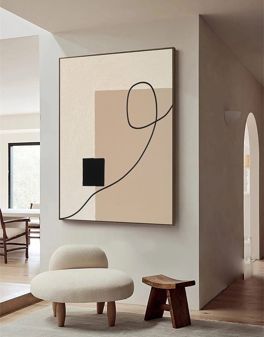 Neutral Geometric Line Relief – 2