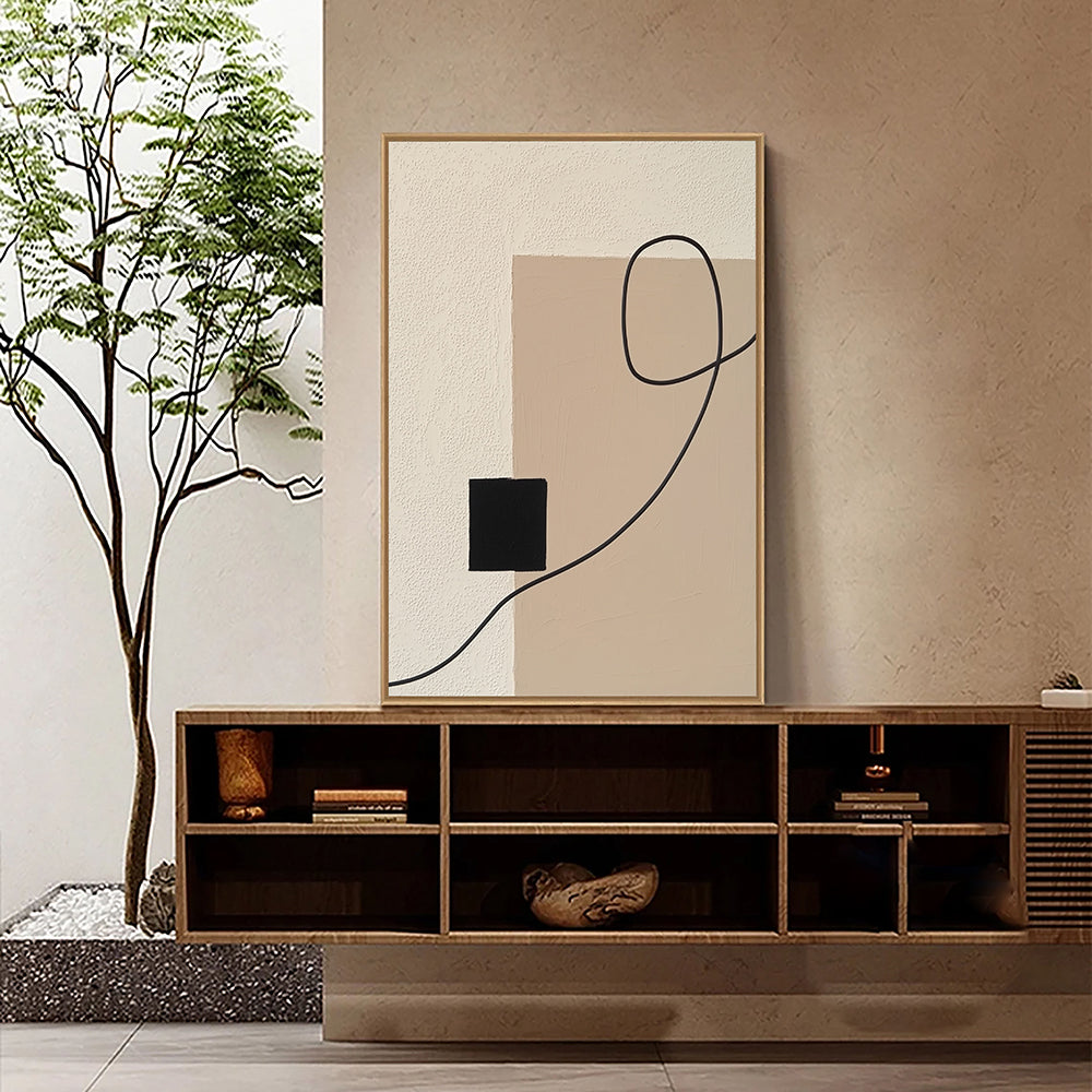 Neutral Geometric Line Relief – 3