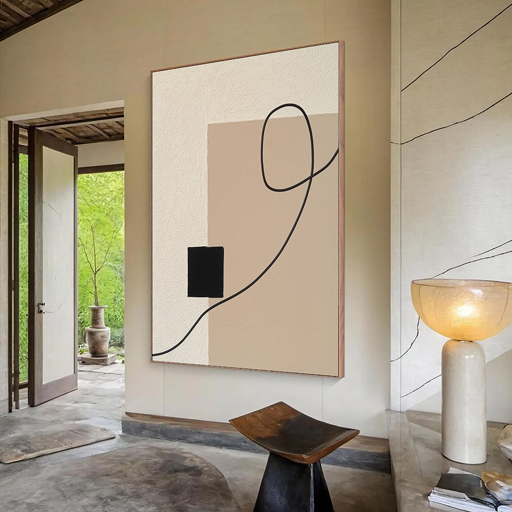 Neutral Geometric Line Relief – 4