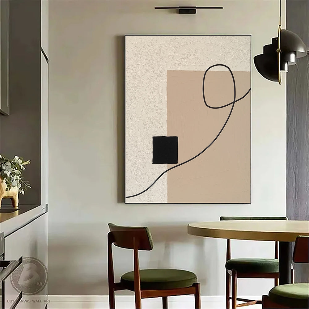 Neutral Geometric Line Relief – 5