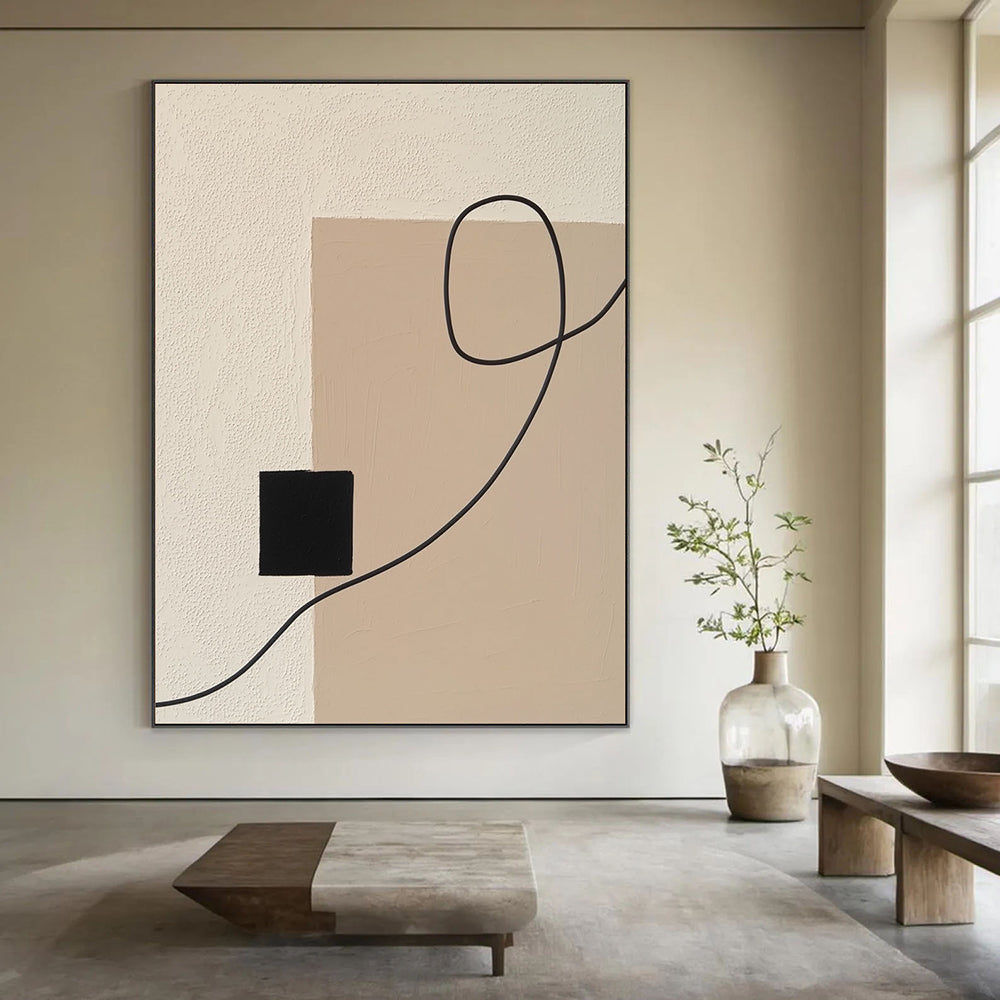 Neutral Geometric Line Relief – 6