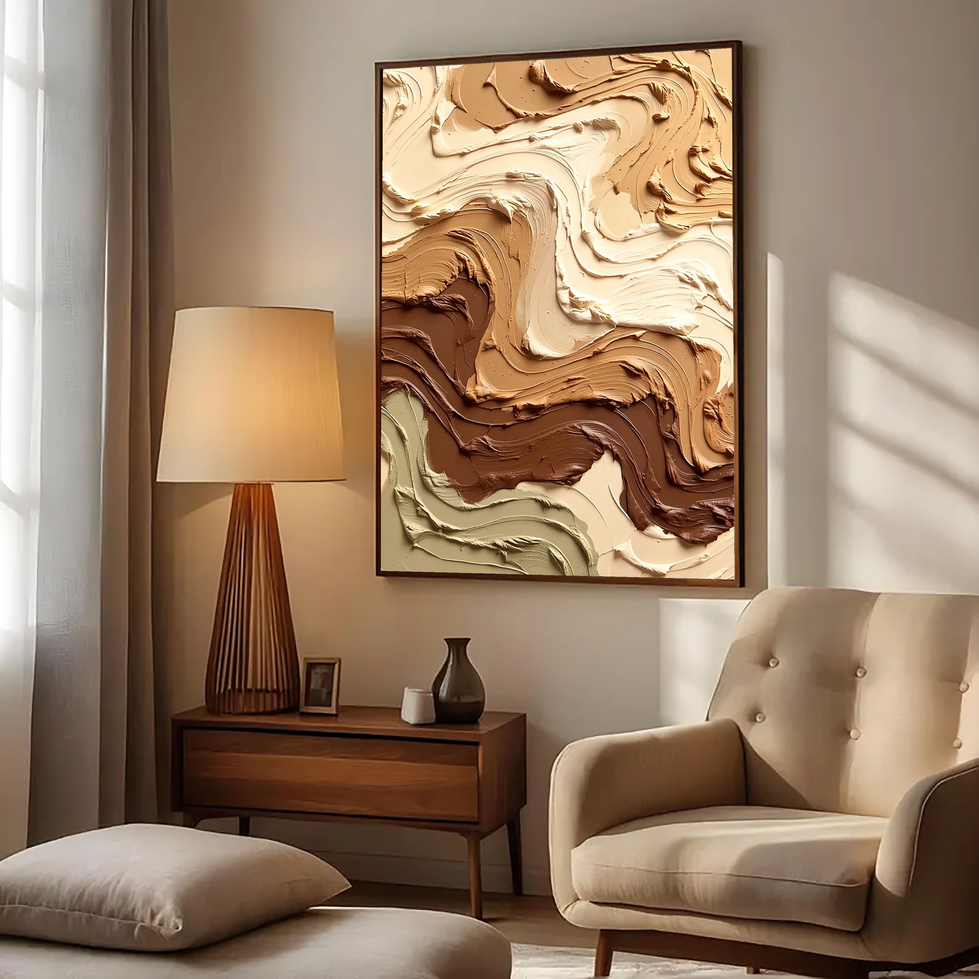 Neutral Swirl Texture
