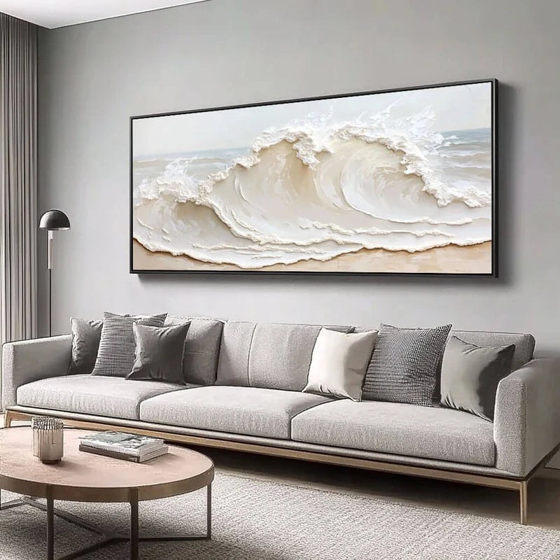 Neutral Wave Wall Art – 2