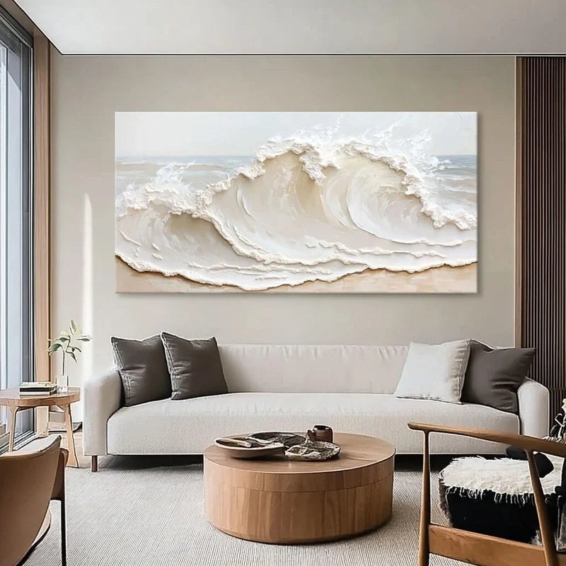 Neutral Wave Wall Art – 3