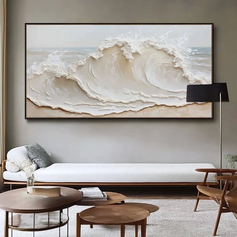 Neutral Wave Wall Art – 5