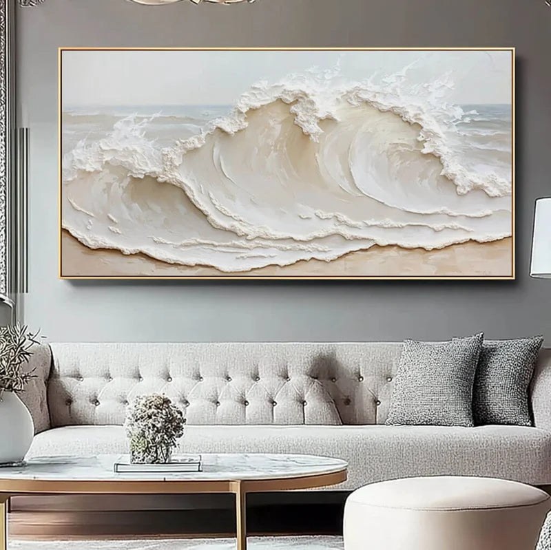 Neutral Wave Wall Art – 6