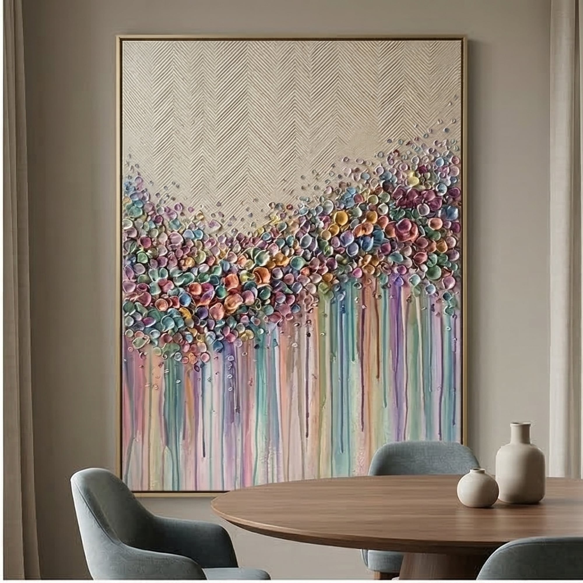Petal Cascade Glow - D