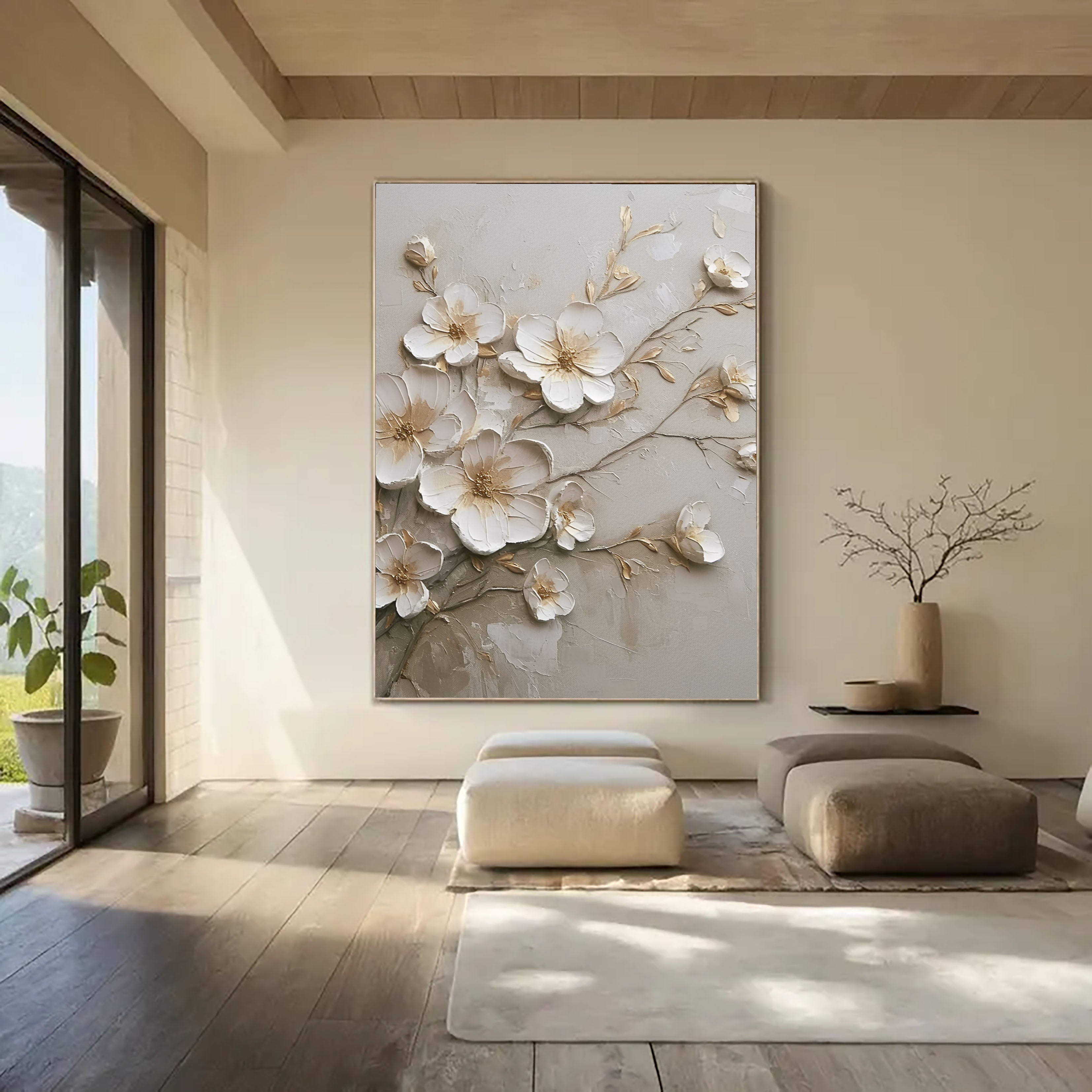 Sculpted Blossom Branches