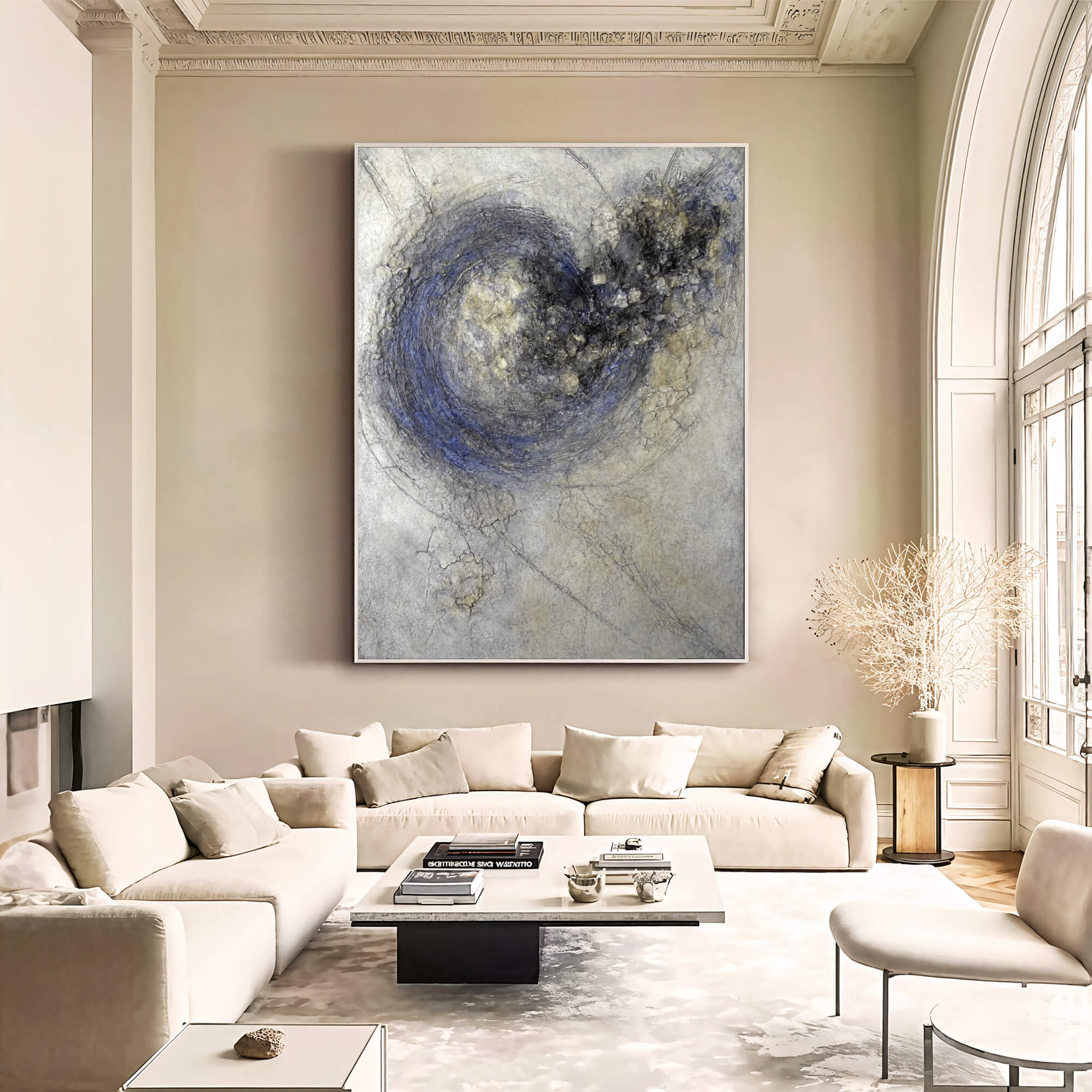 Swirling Blue Core
