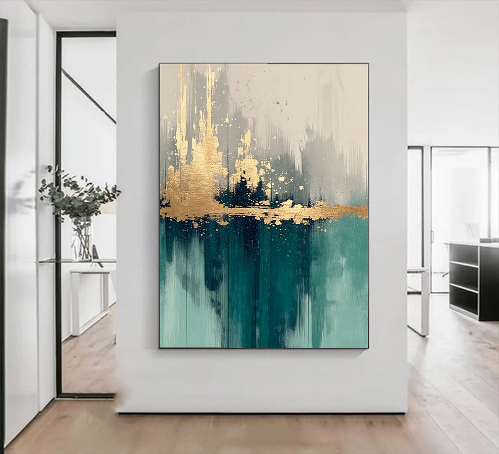 Teal Gold Reflections – 2