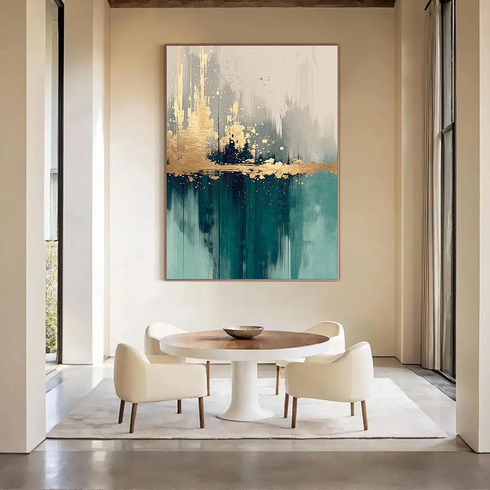 Teal Gold Reflections – 4