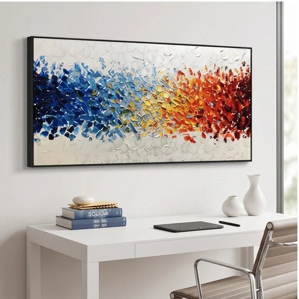 Textured Colorful Abstract Wall Art – 2
