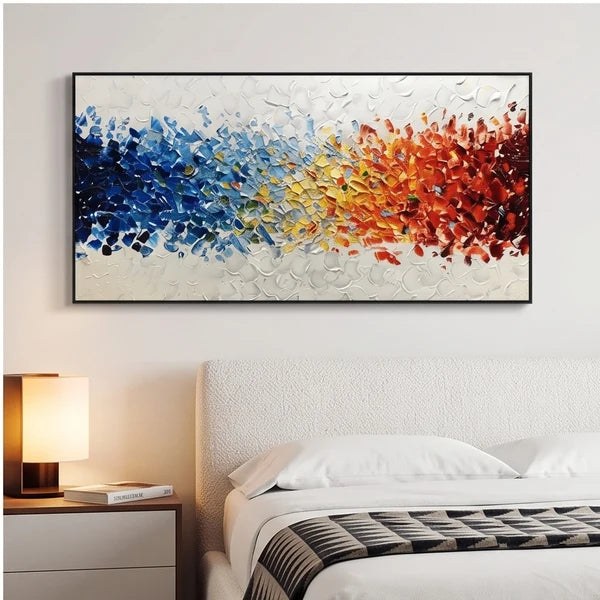 Textured Colorful Abstract Wall Art – 3