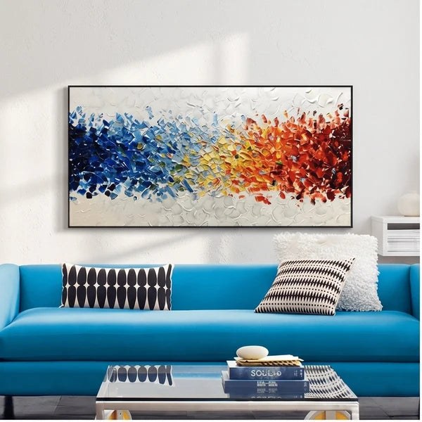 Textured Colorful Abstract Wall Art – 4