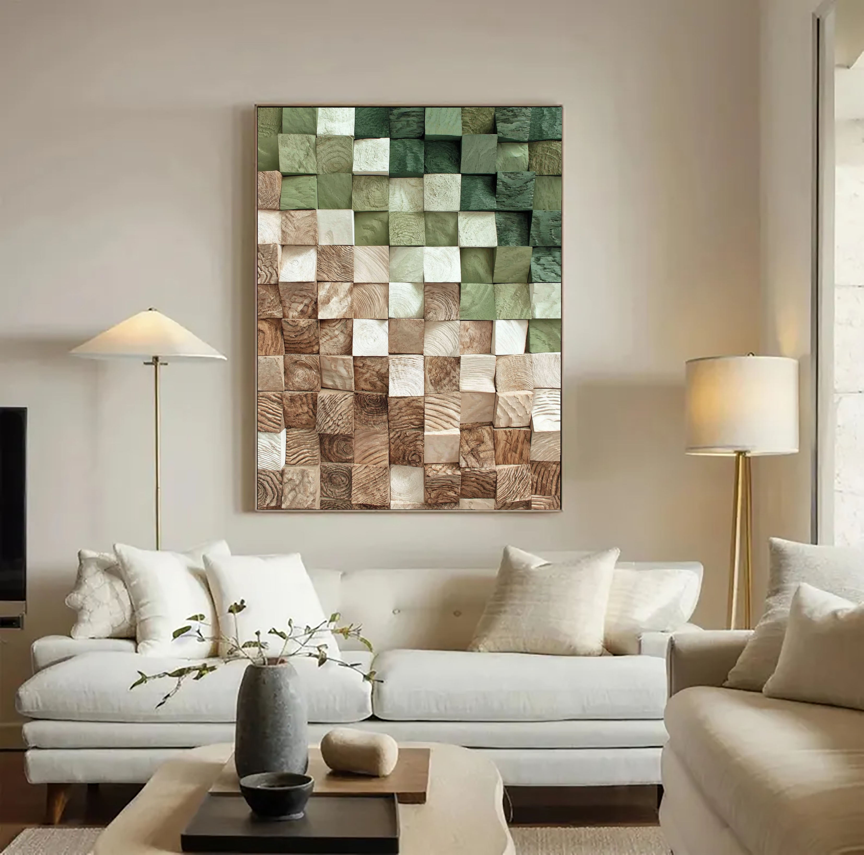 Timber Gradient Blocks