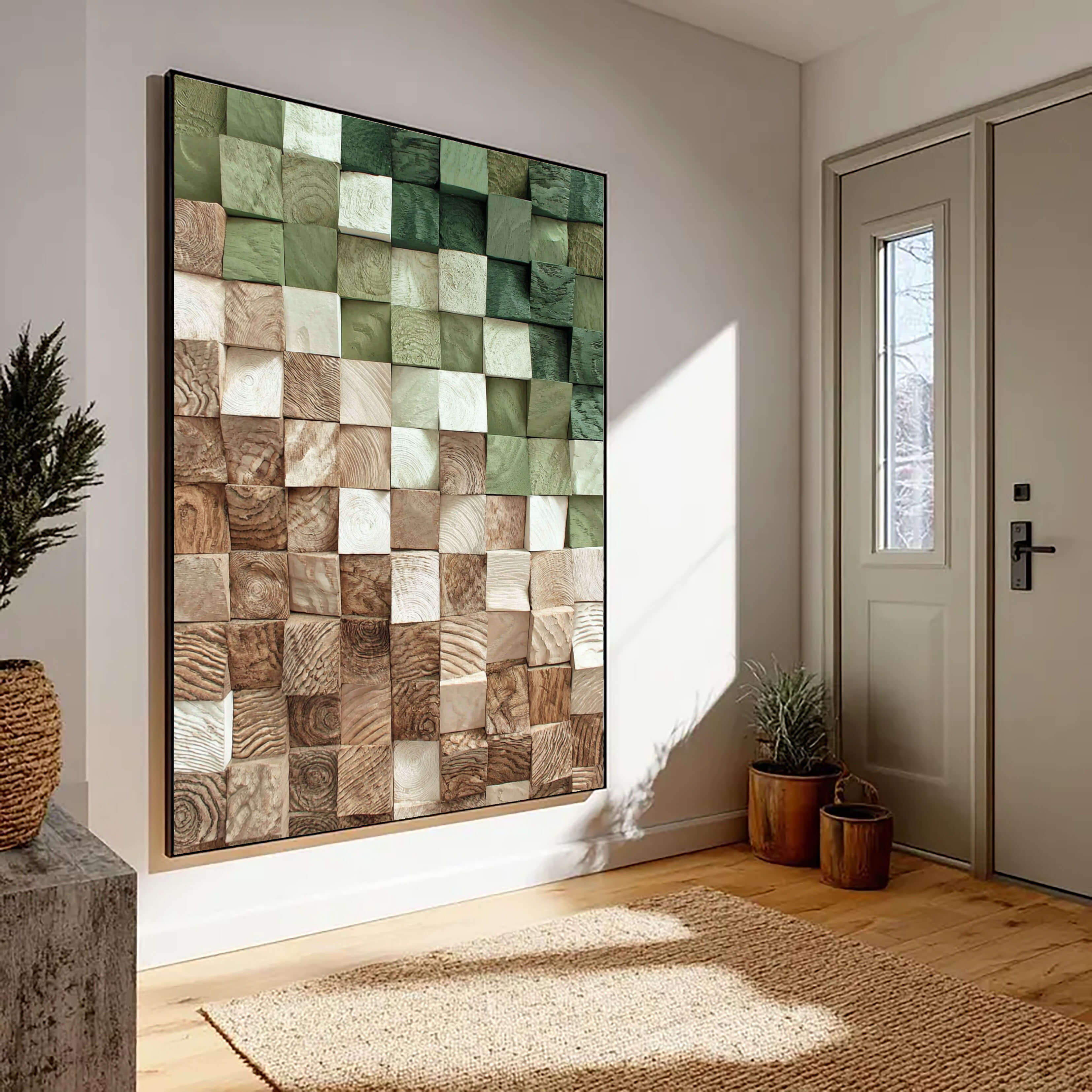 Timber Gradient Blocks – 3
