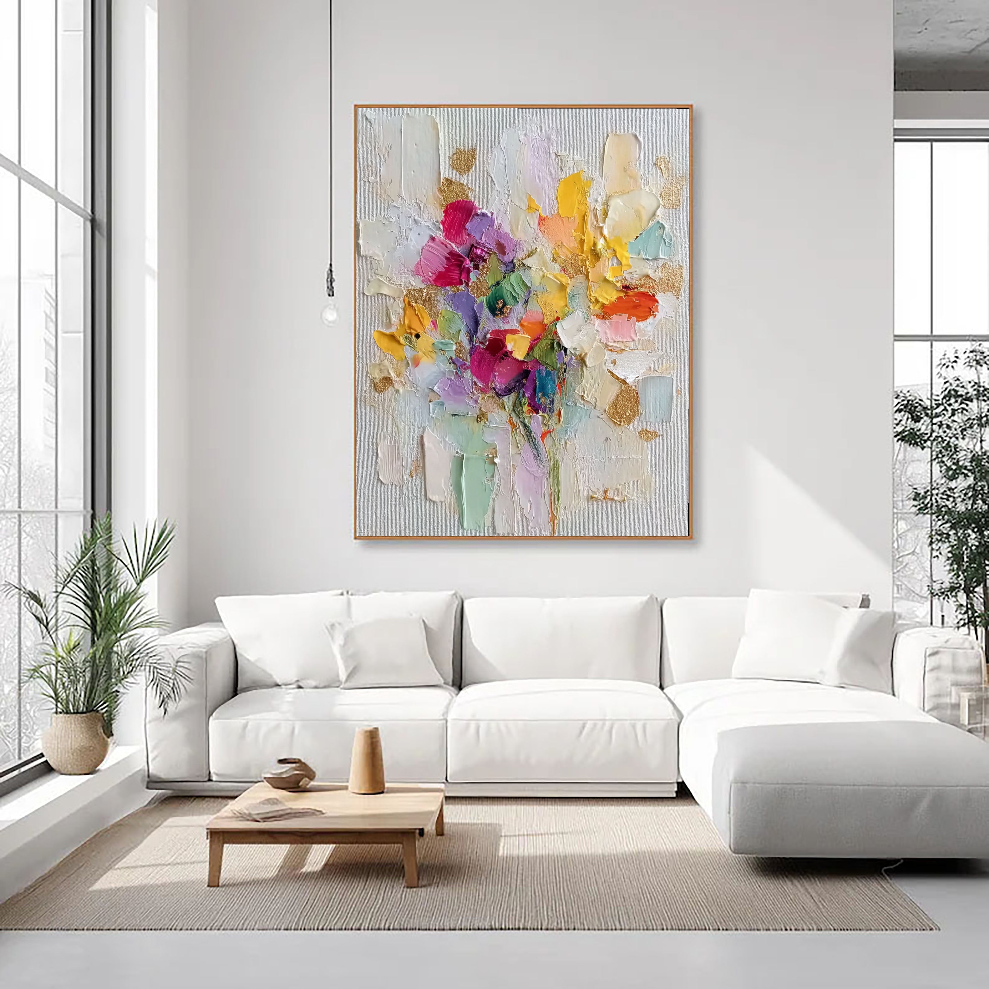 Vibrant Petal Impasto – 4