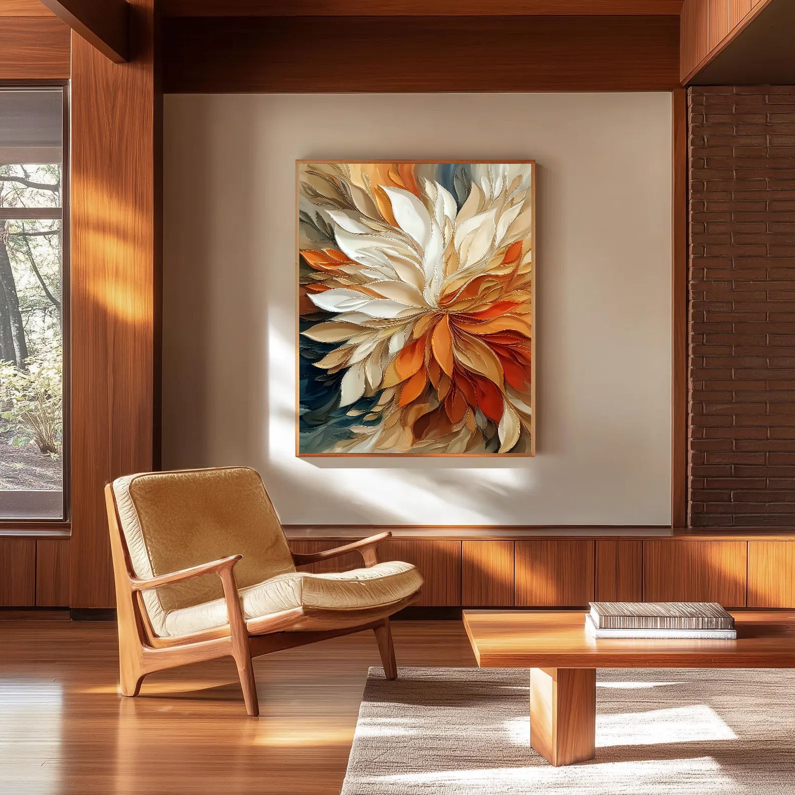 Warm Petal Relief – 3