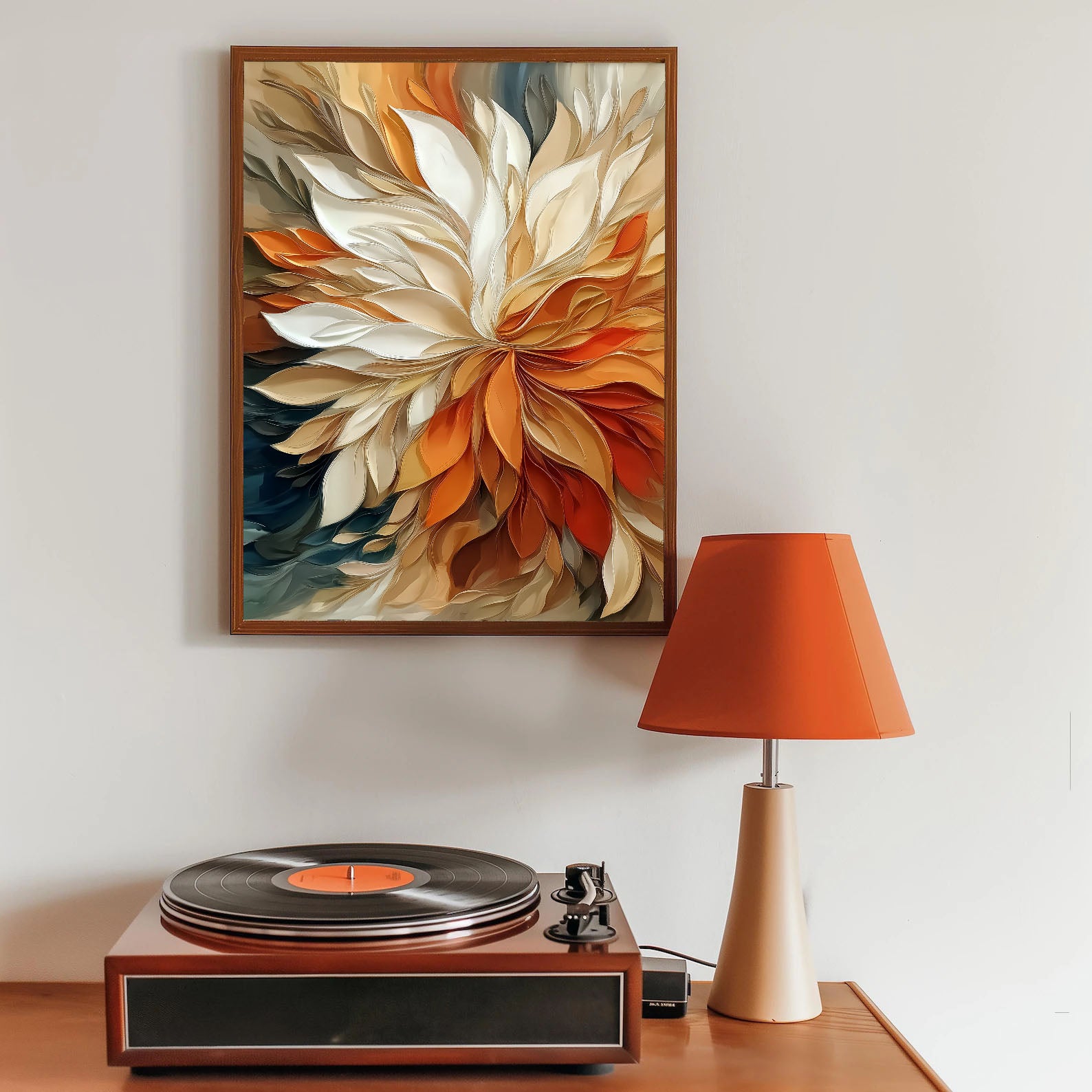 Warm Petal Relief – 4