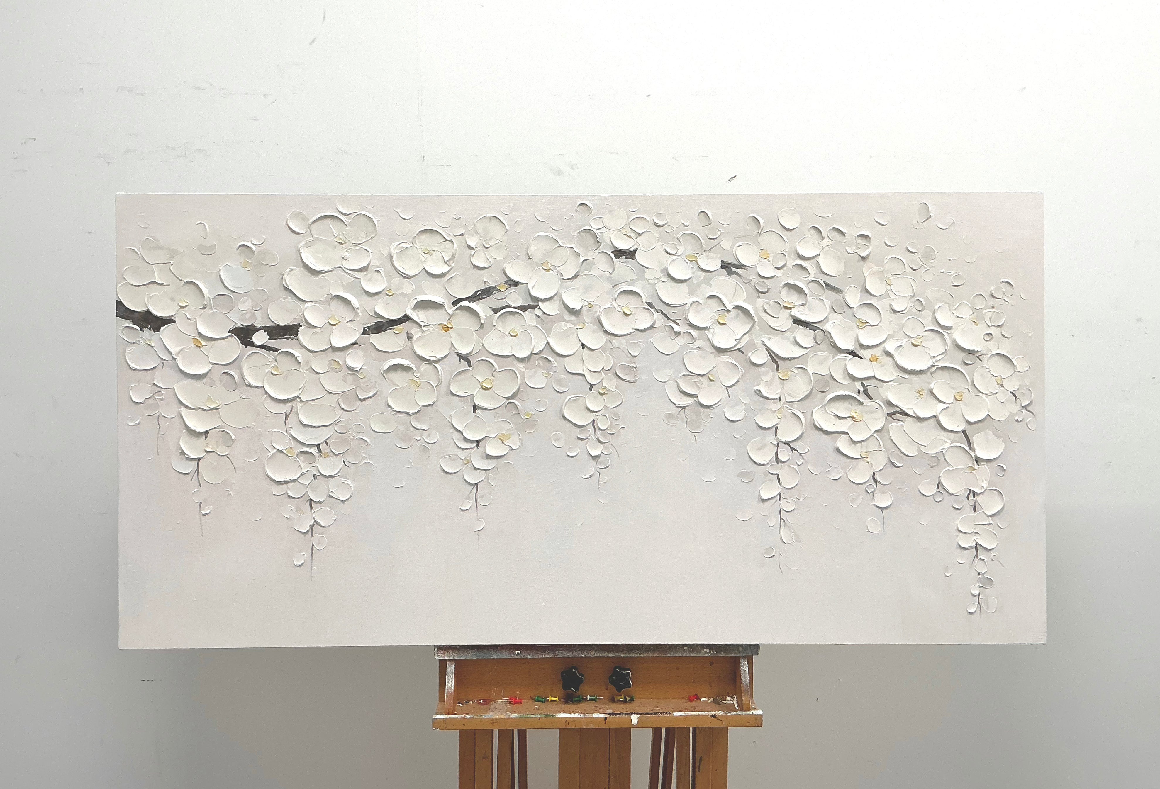 White Cascading Blossoms – 4