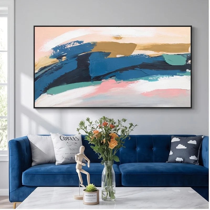 Blue Abstract Wall Art