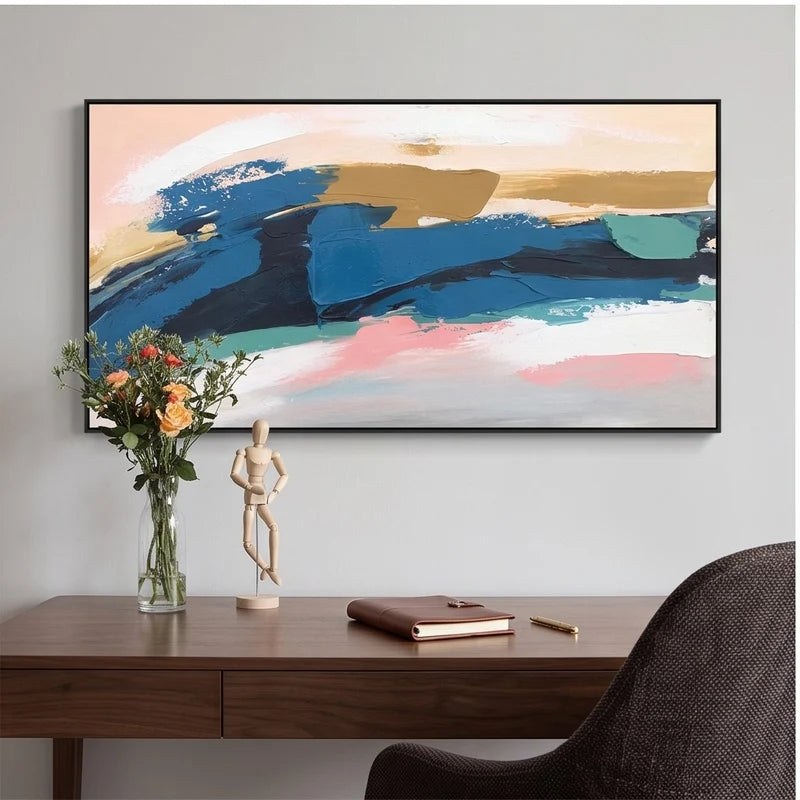 Blue Abstract Wall Art – 4