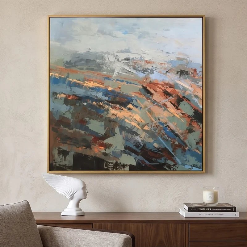 Colorful Abstract Landscape Wall Art