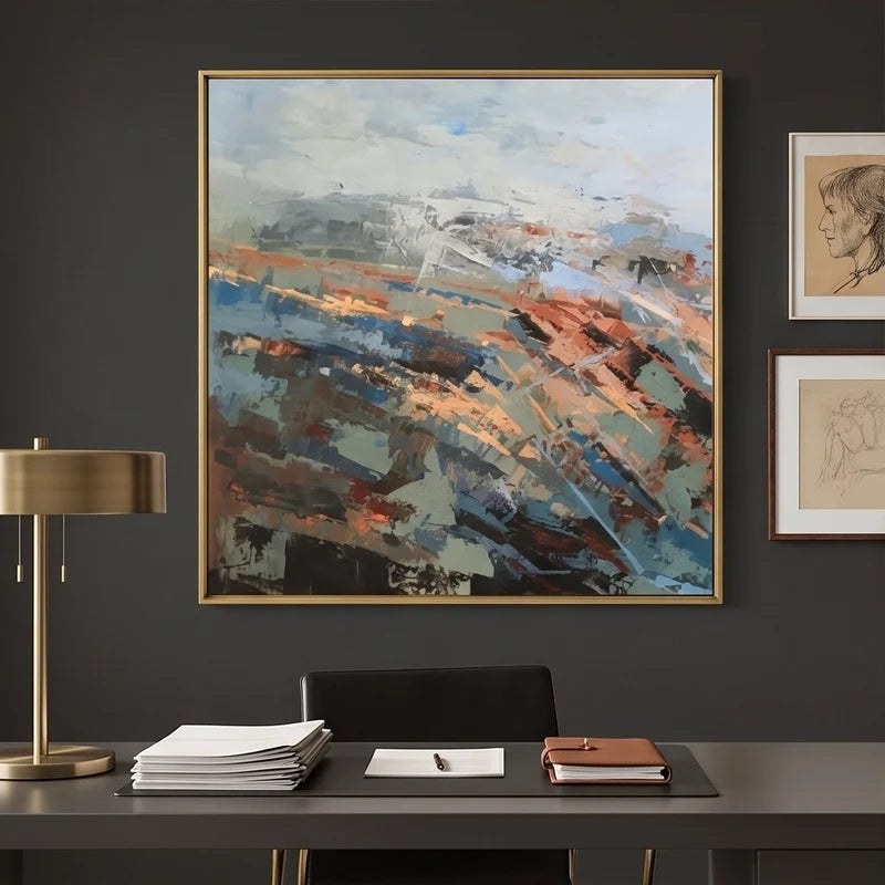Colorful Abstract Landscape Wall Art – 2