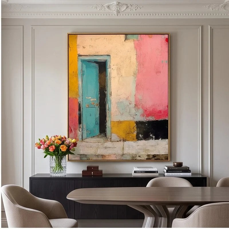 Colorful Architectural Abstract Wall Art
