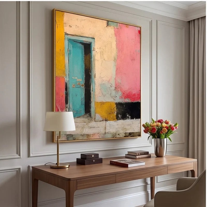 Colorful Architectural Abstract Wall Art – 4