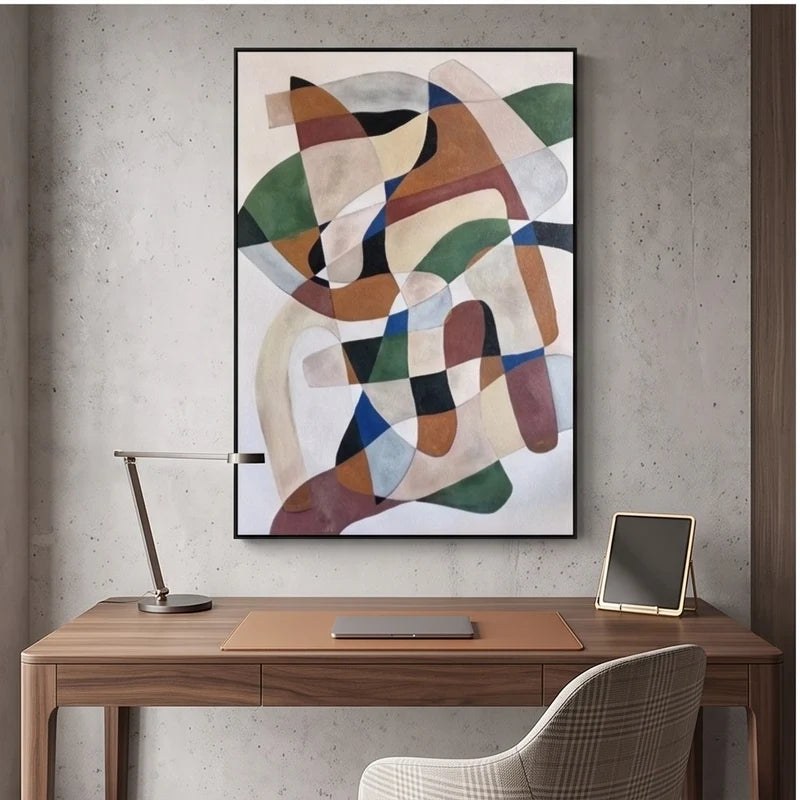 Colorful Geometric Abstract Wall Art – 2