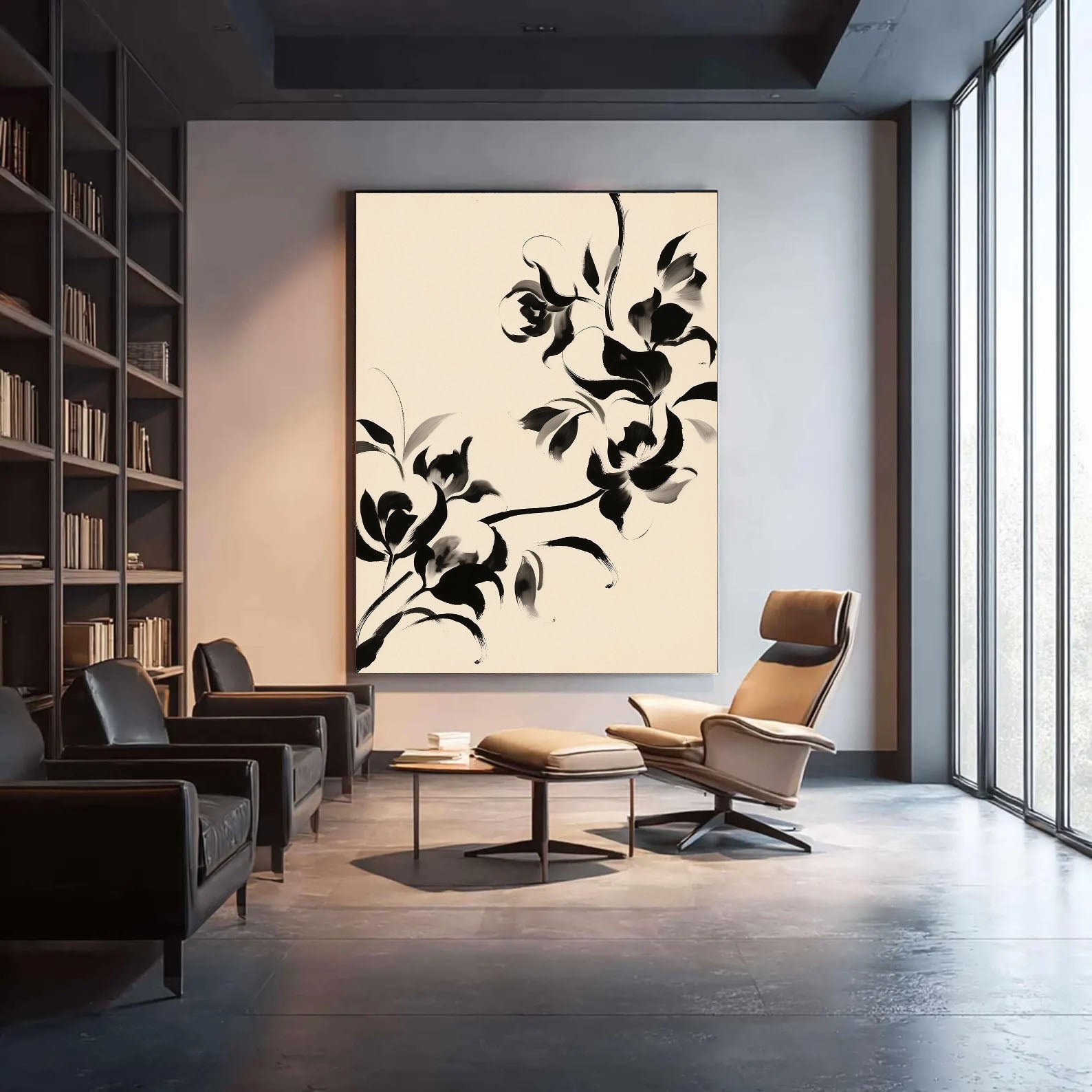 Elegant Ink Blossoms – 2