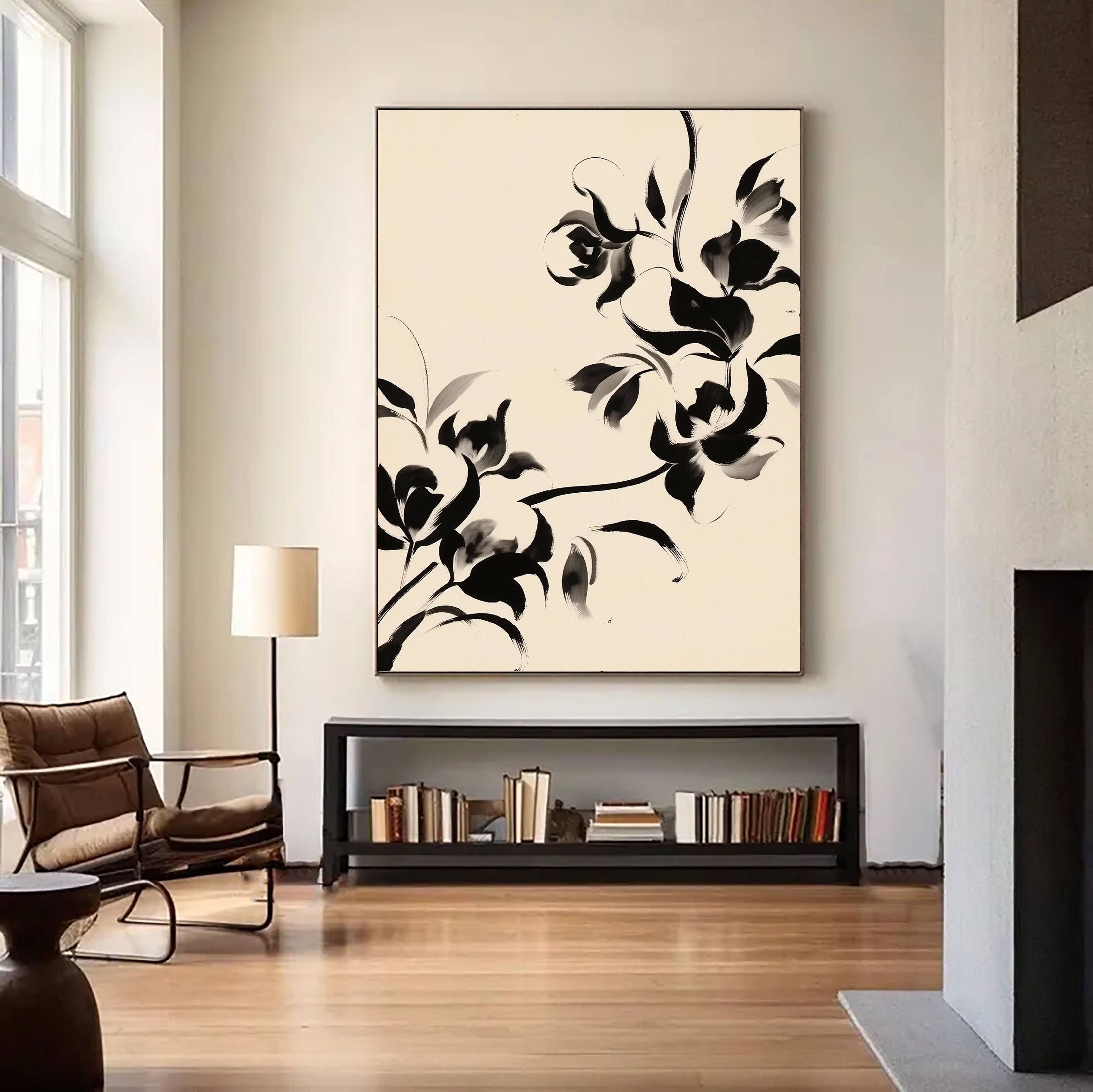 Elegant Ink Blossoms – 4
