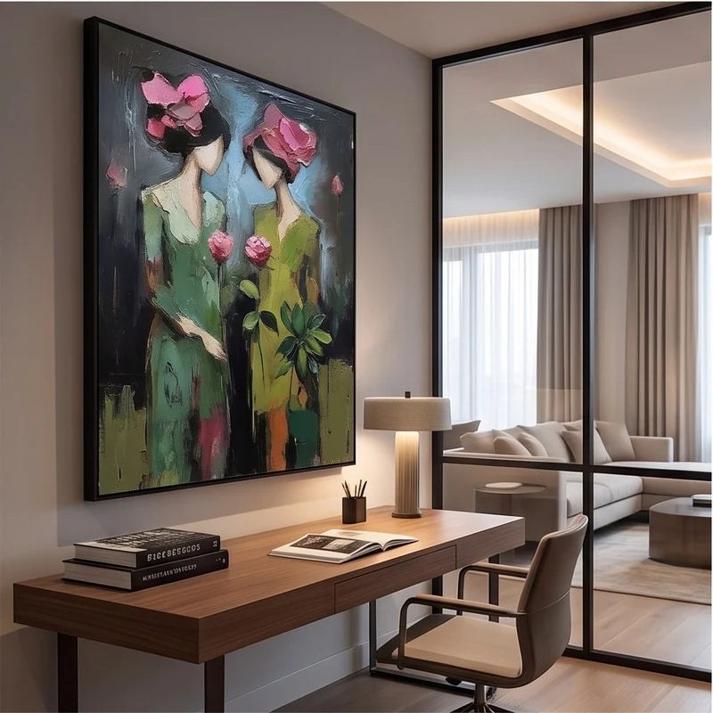 Floral Women Figurative Wall Art – 2