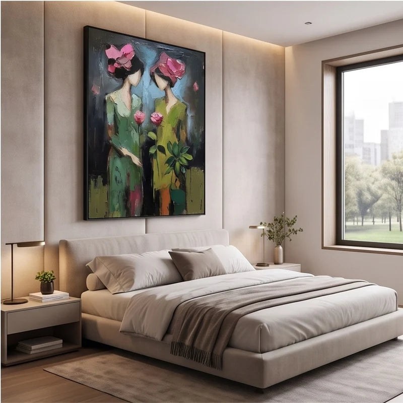 Floral Women Figurative Wall Art – 4