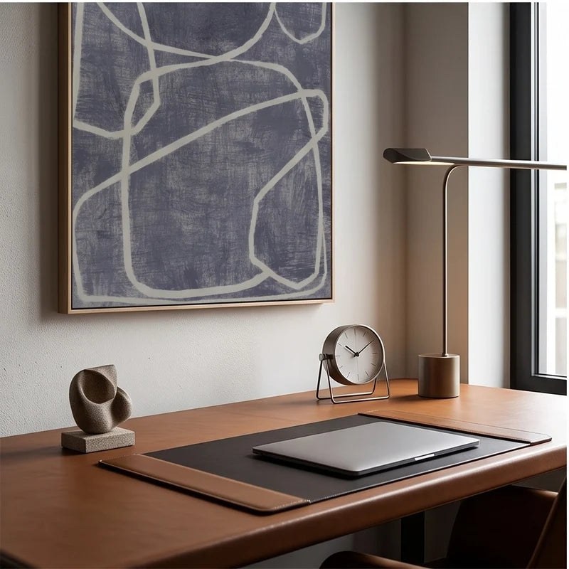 Gray Geometric Abstract Wall Art – 3