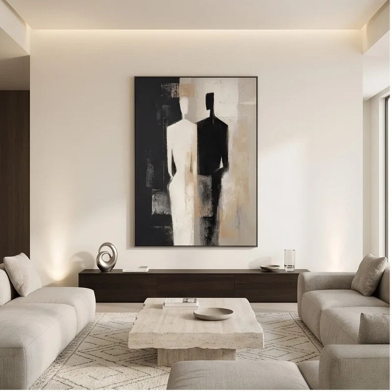 Neutral Figurative Abstract Wall Art – 3