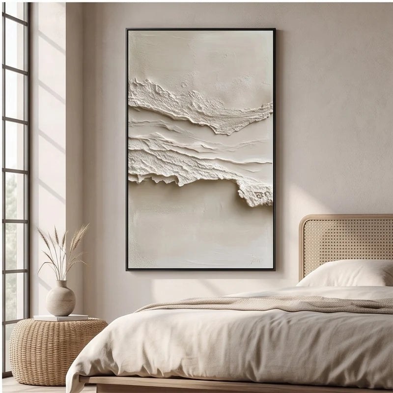 Textured Neutral Abstract Wall Art – 2