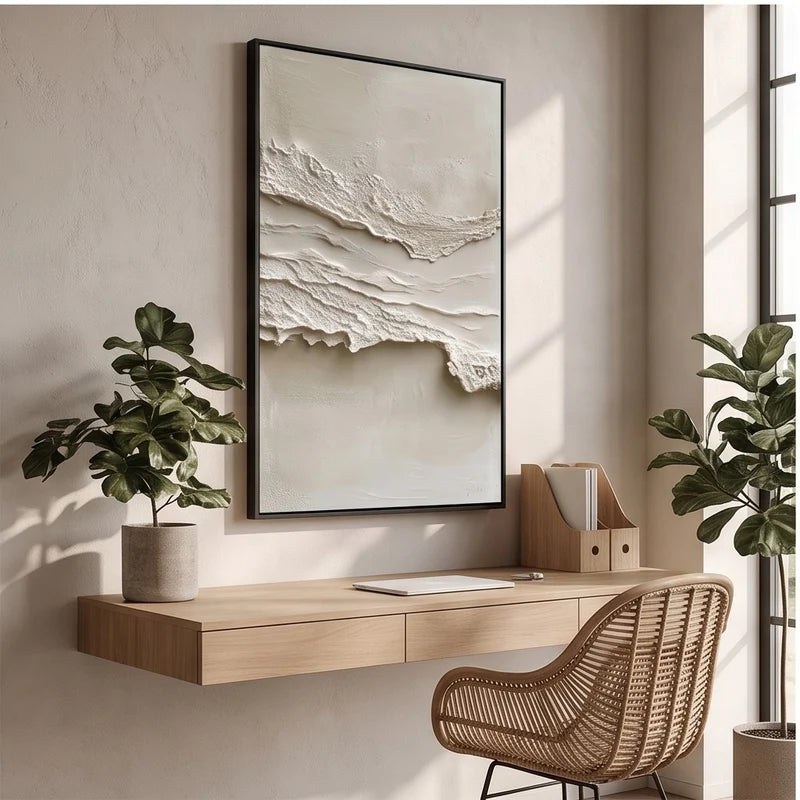 Textured Neutral Abstract Wall Art – 4