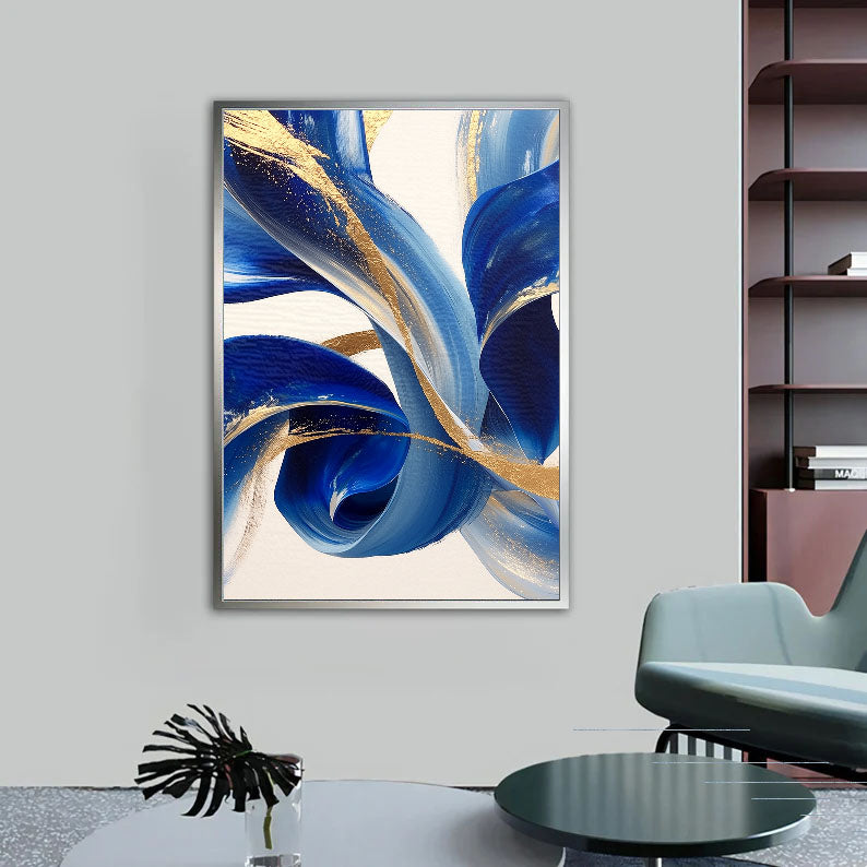 Cobalt Gold Swirl – 4