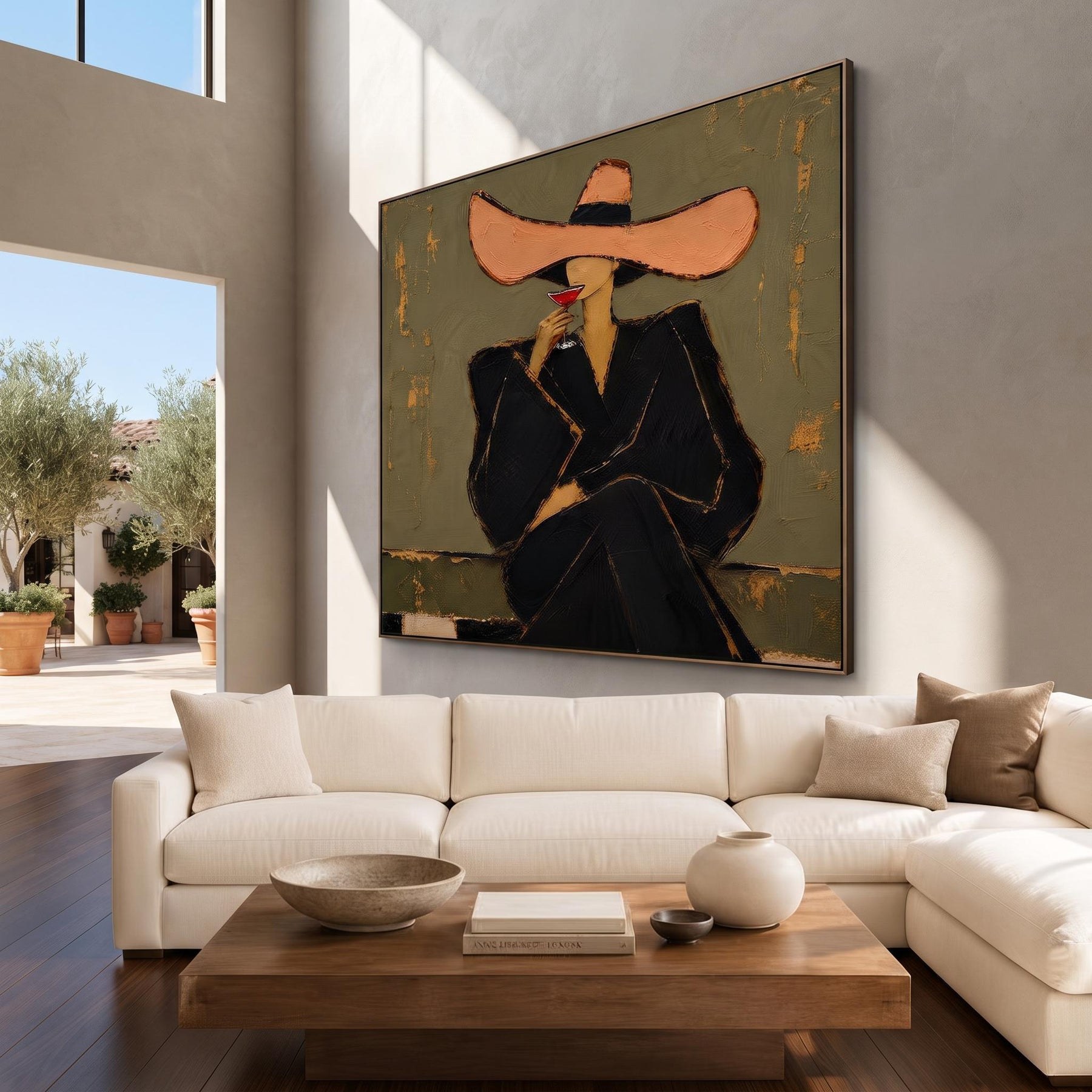 Elegant Woman With Wine – 4