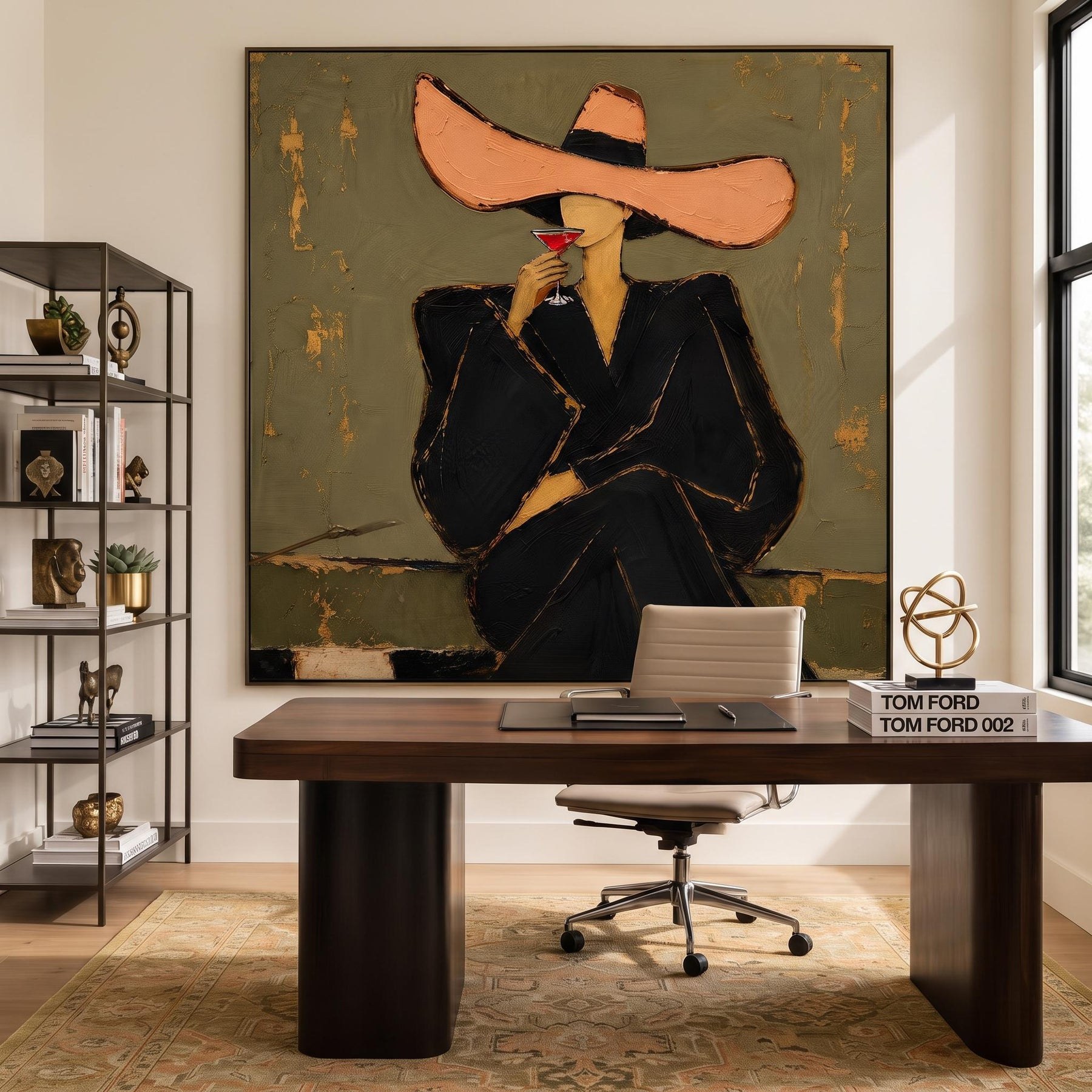 Elegant Woman With Wine – 6