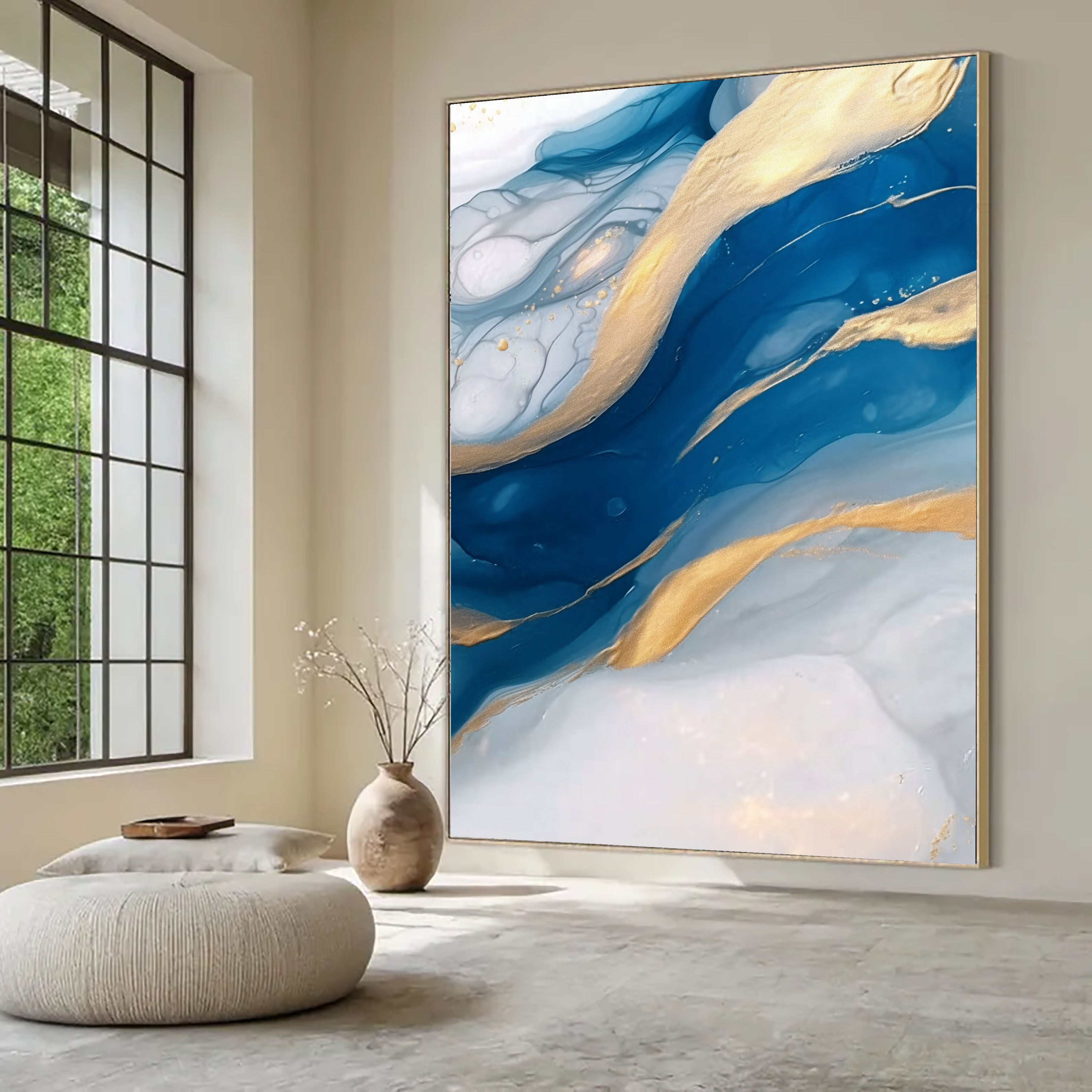 Gilded Azure Currents – 2