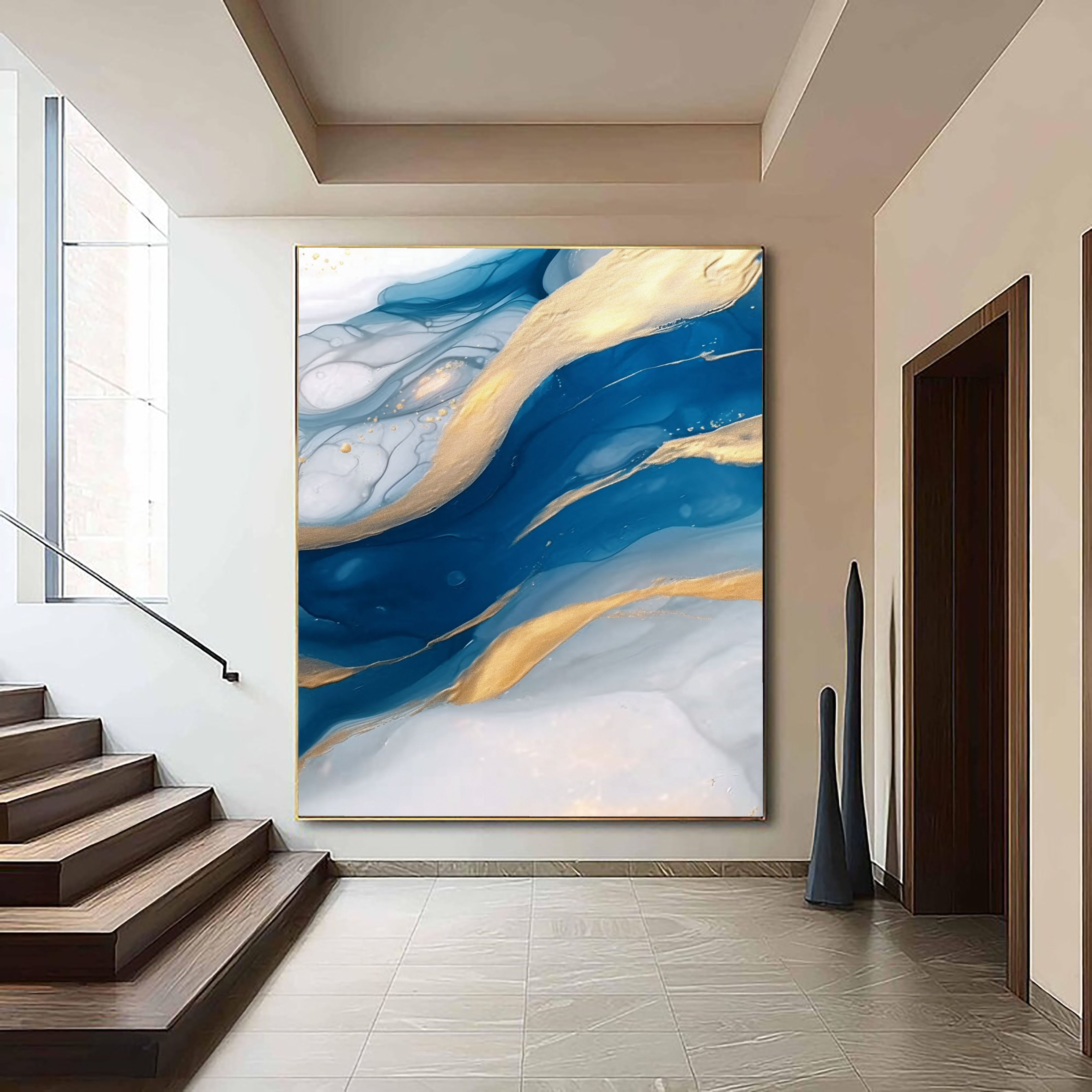 Gilded Azure Currents – 3