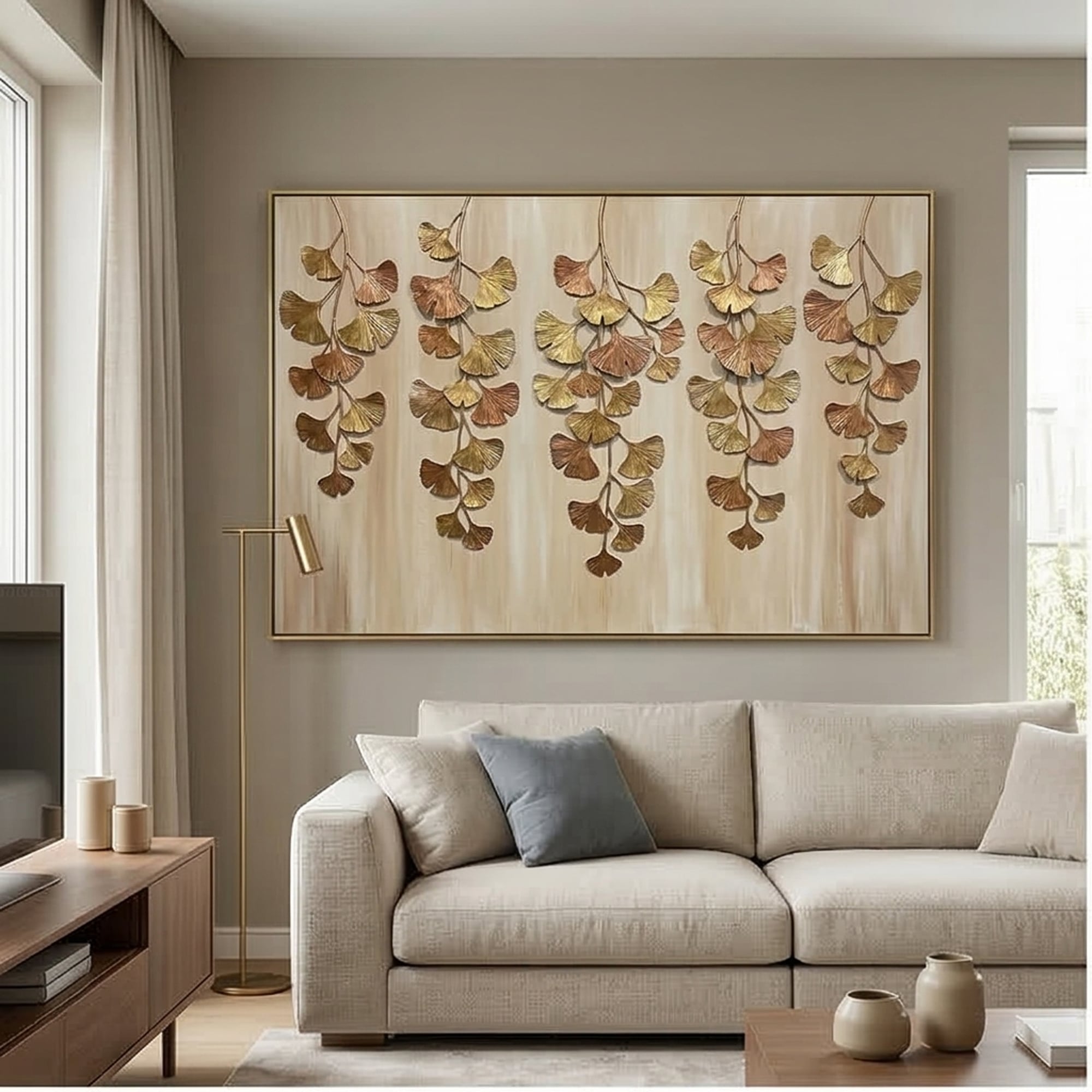 Gilded Ginkgo Cascade