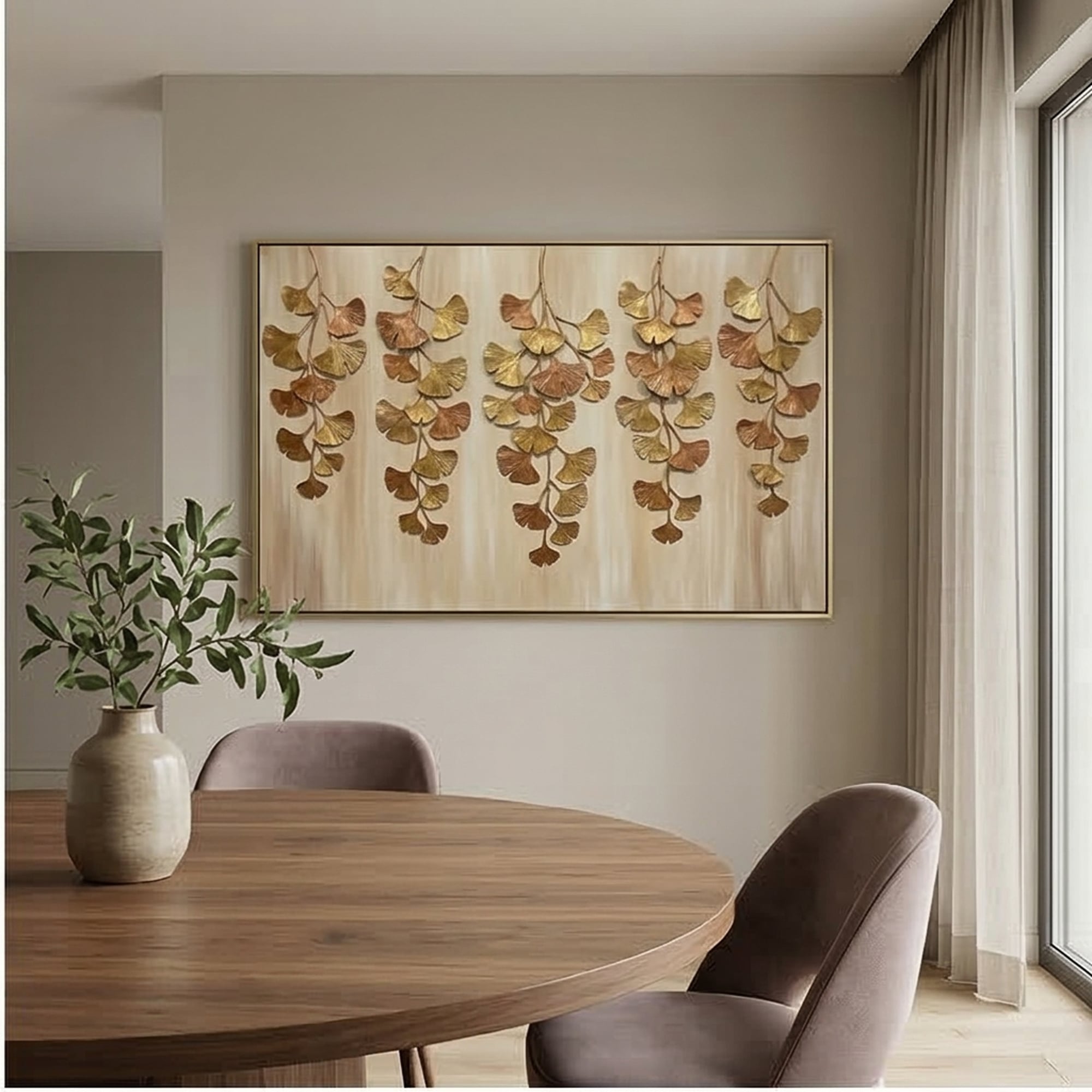 Gilded Ginkgo Cascade – 3