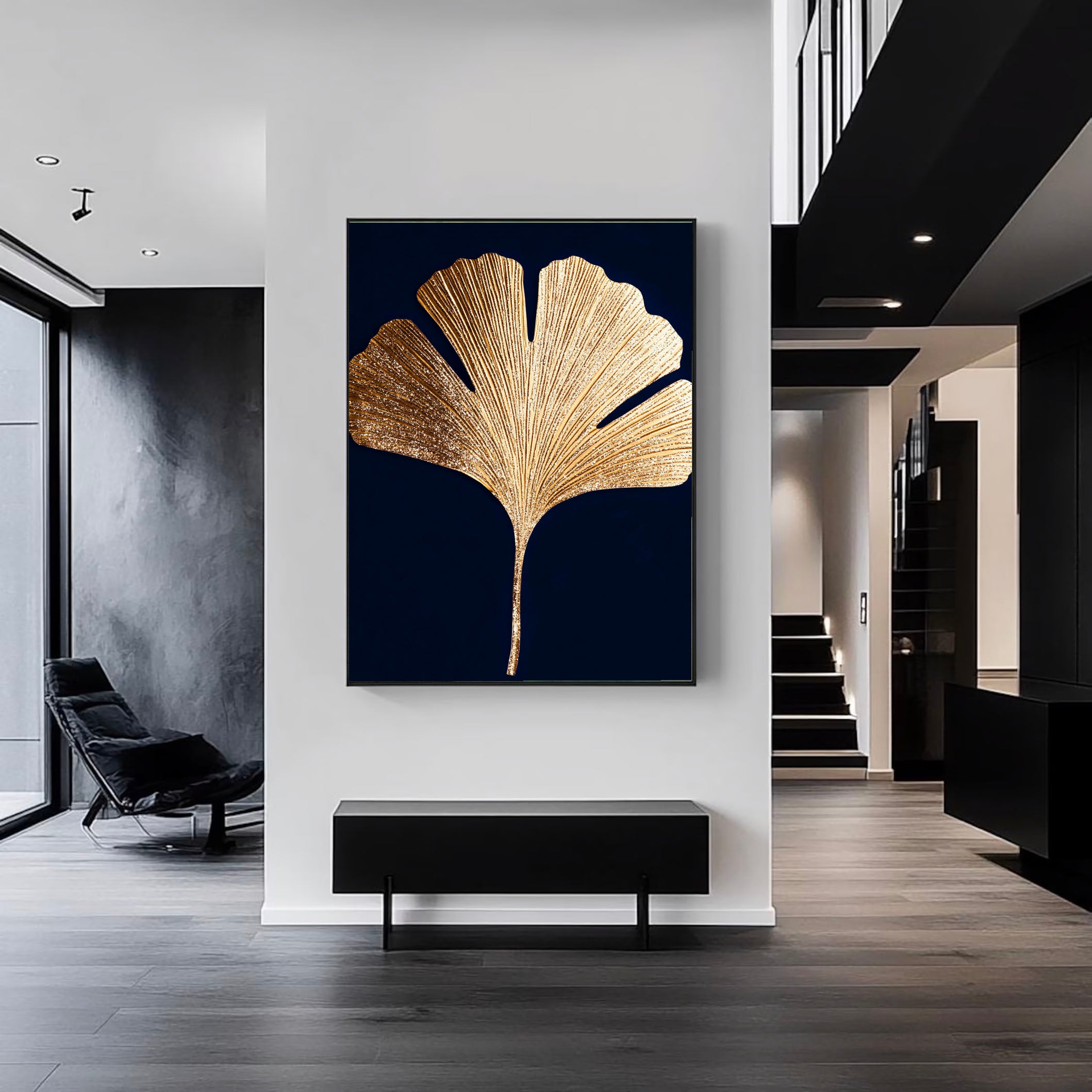 Gilded Ginkgo Leaf