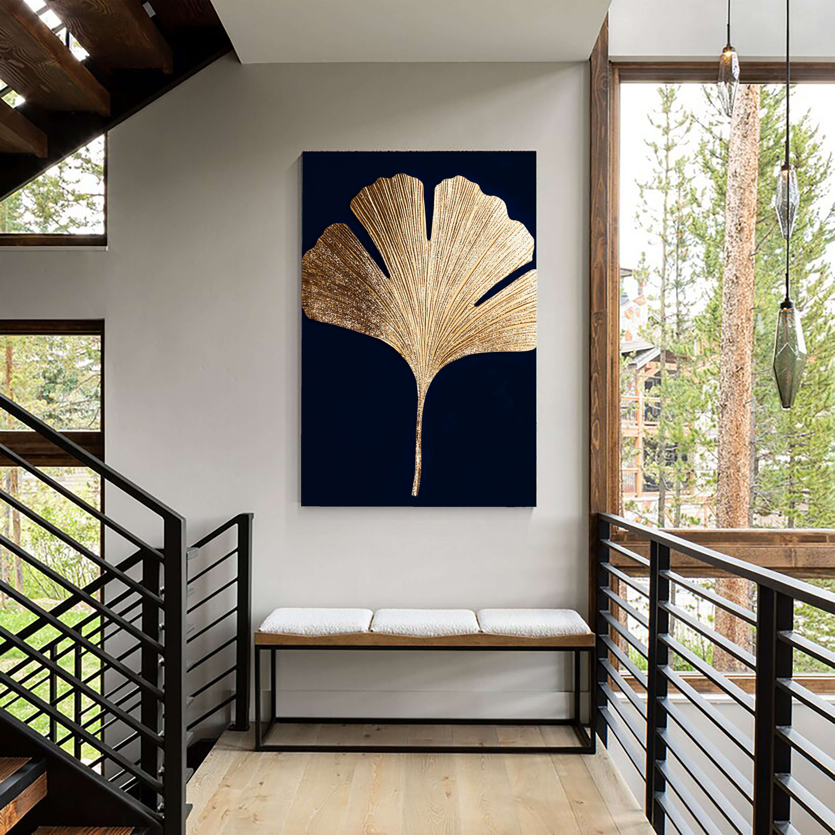 Gilded Ginkgo Leaf – 4